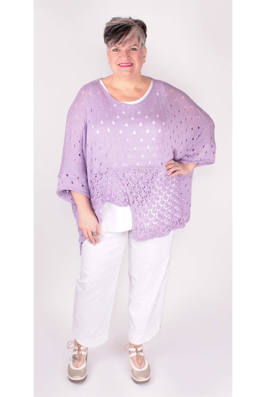 Pull Tricot Lilas